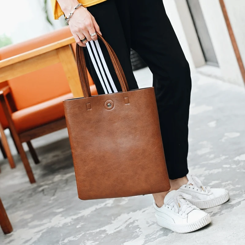 

Tidog Korean fashion handbag retro men single shoulder bag shopping bag casual bag