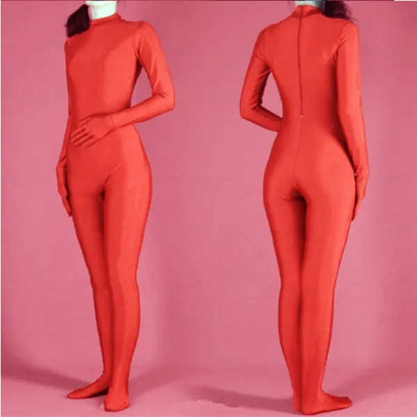 red tight suit