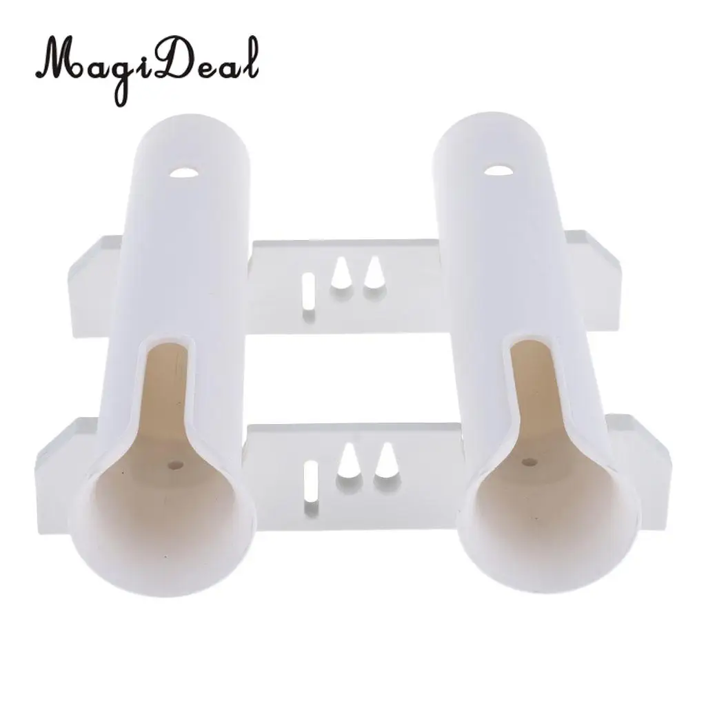 MagiDeal Durable UV Resistant Fishing Marine Boat Yacht Tube Rod Holder Support Stand Rack Side Mount Bracket Fits 1/2/4 Pole