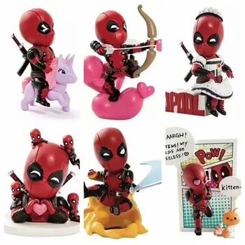 

Marvel Deadpool Figure Hot Toys Mini Egg Attack Series MEA-003 / MEA-006 PVC Action Figures Collection Model Toy