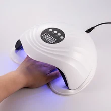 LED Nail Lamp 108W Nail Dryer Gel Polish Curing Lamp with Bottom 30s/60s Timer LCD Display UV Lamp for Nail Tool sun9c plus 36w nail dryer uv led lamp with 30s 60s timer