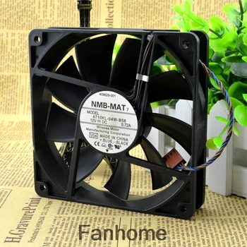 

For NMB 12CM 12V 0.72A 4710KL-04W-B56 four-wire PWM temperature control cooling fan 12025