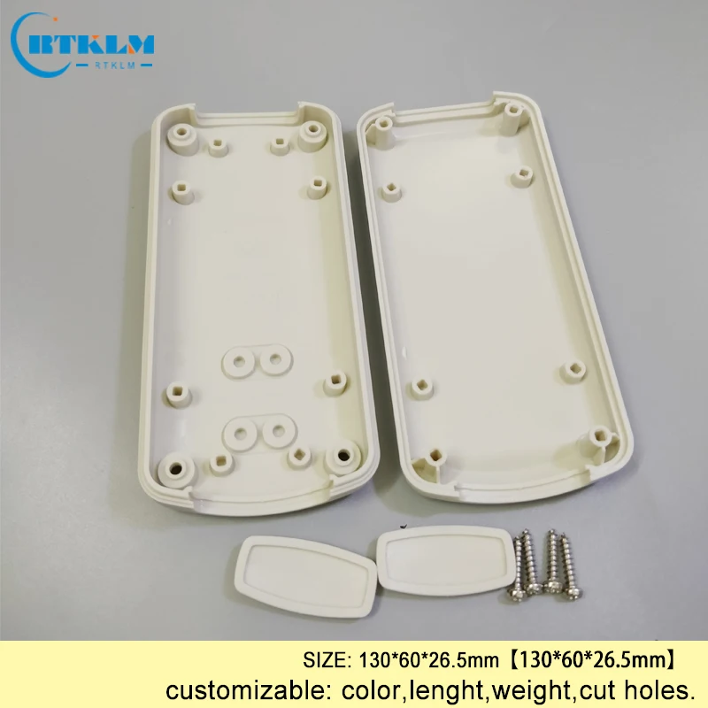 Handheld plastic box for electronic project diy instrument case small plastic enclosure abs control junction box 130*60*26.5mm