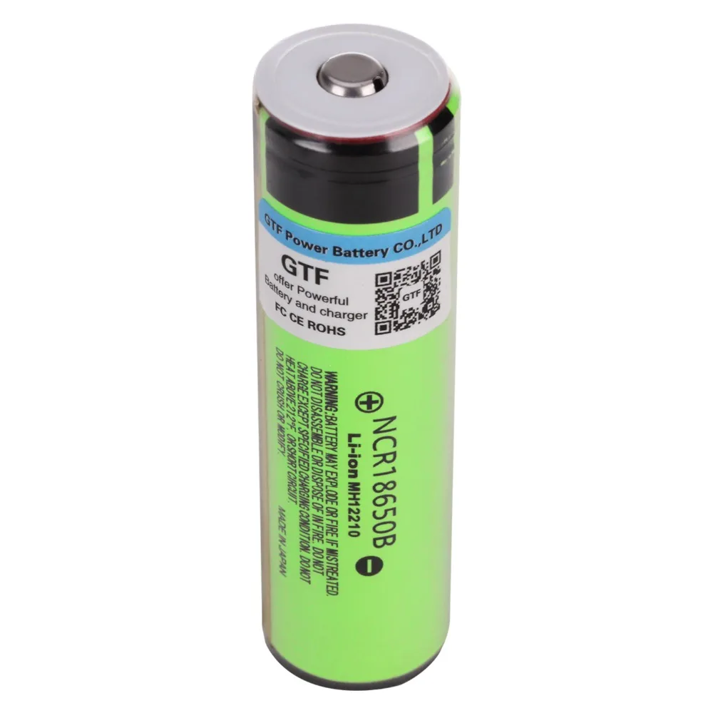 NCR18650B 3,7 V 18650 аккумулятор 3400mAh литий-ионные аккумуляторы для фонарика фонарь дропшиппинг