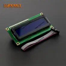 DFRobot IIC LCD1602 moduł wyświetlacza lcd V1.2 5V I2C TWI interfejs Gadgeteer niebieski tył biały char dla Arduino Gadgeteer