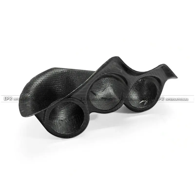S15 Uras Type Dash Mount Triple Gauge Pod 60mm(RHD) CF(5)_1