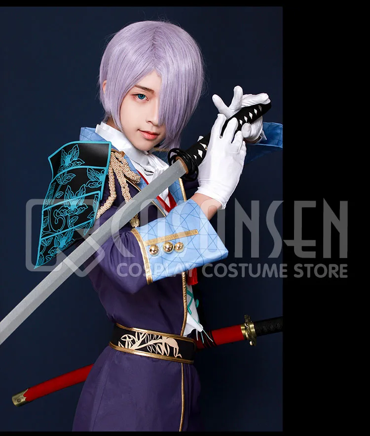 Игра Sengoku Ночная кровь Akechi Mitsuhide Ода армейский косплей костюм полный набор все размеры Косплей ONSEN на заказ