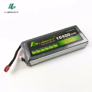 

Limskey Power 3S 11.1v 10400mah 3S Lipo Battery 30C to 35C For Halicopter power T/XT60 Plug 3s lipo battery 11.1v 10000 mAH