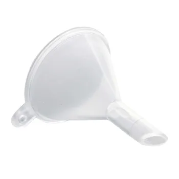 

New mini plastic travel funnels for small samples 5pcs