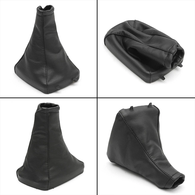 Из черной микрофибры кожаный рычаг переключения передач Gaiter Boot Пыленепроницаемая бухта подходит для Vauxhall Opel Astra G Mk4