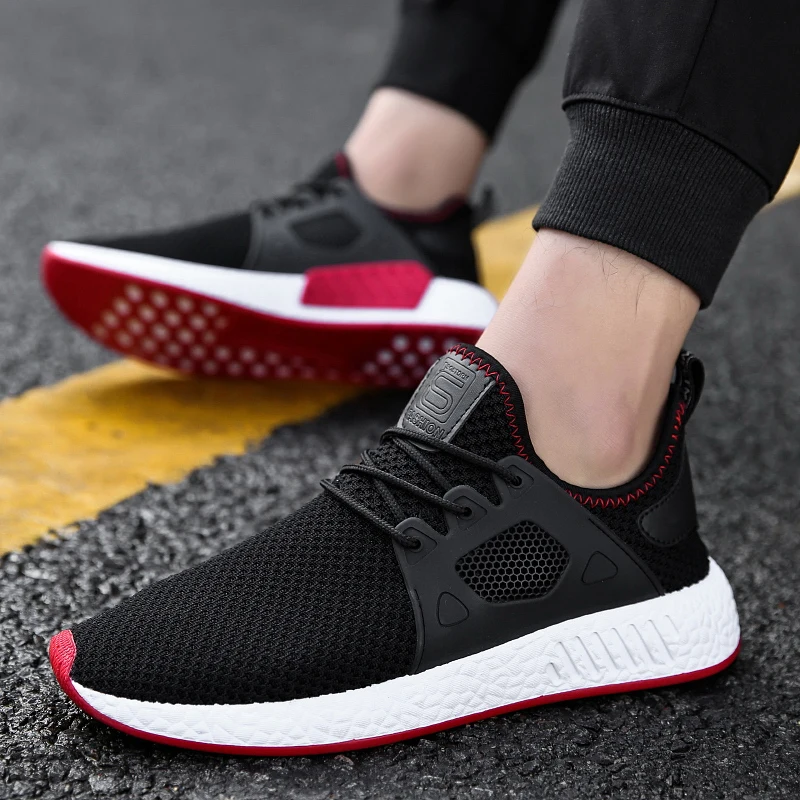 

LAISUMK Hot Men Fashion High Quality Comfortable Casual Shoes Black Brand Shoes Designer Adult Breathable Chaussures Pour Hommes