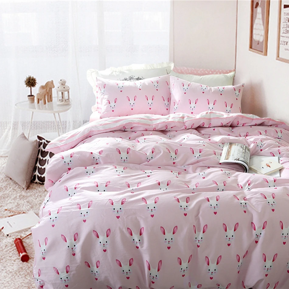 Online Get Cheap Good Cotton Sheets Aliexpresscom Alibaba Group - Pink Cotton Bedding Sets Cute Cartoon Rabbits Printed Good Present Forchildren Comfortable And Pretty Suitable online get cheap good cotton sheets aliexpresscom alibaba group - pink cotton bedding sets cute cartoon rabbits printed good present forchildren comfortable and pretty suitable