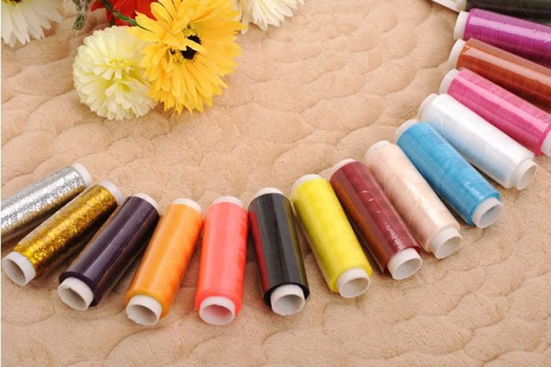 39 Rolls Assorted Colour Spools Cotton Thread For Sewing Hand Machine DTT88