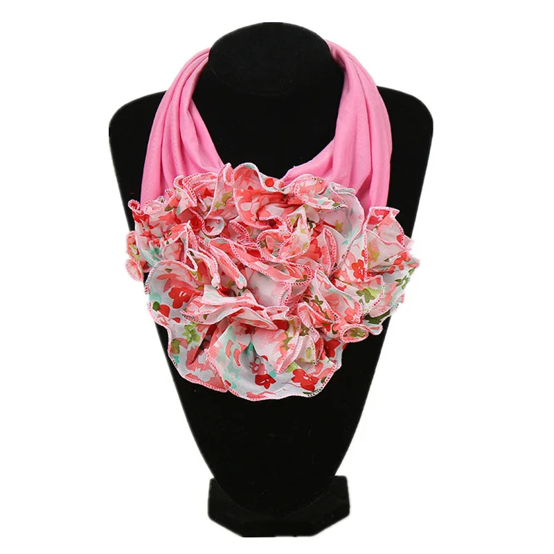 28 цветов, Модный цветочный шарф, роскошный брендовый шарф для дам, модный шейный платок, кольцо, шарфы, воротник, шарф для женщин - Цвет: WB-28
