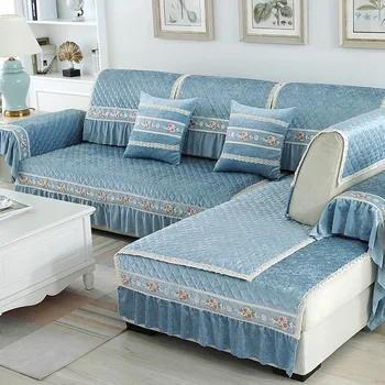 

modern style sofa covers for living room Solid Sectional Sofa Cover Towels Couch Cover Home Decor Fundas Sofa Slipover Almofadas