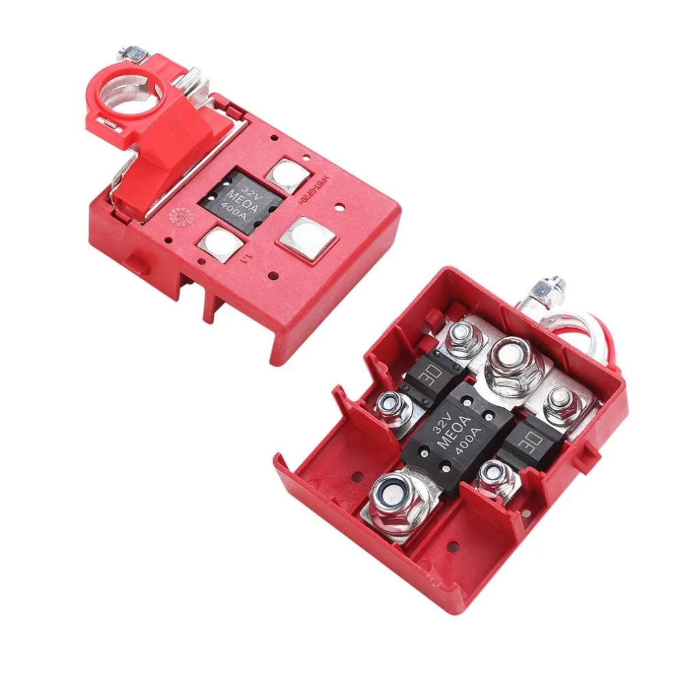 

32V 400A Car Fused Battery Distribution Terminal Connector Quick Release Battery Terminals Clamps For Car Caravan