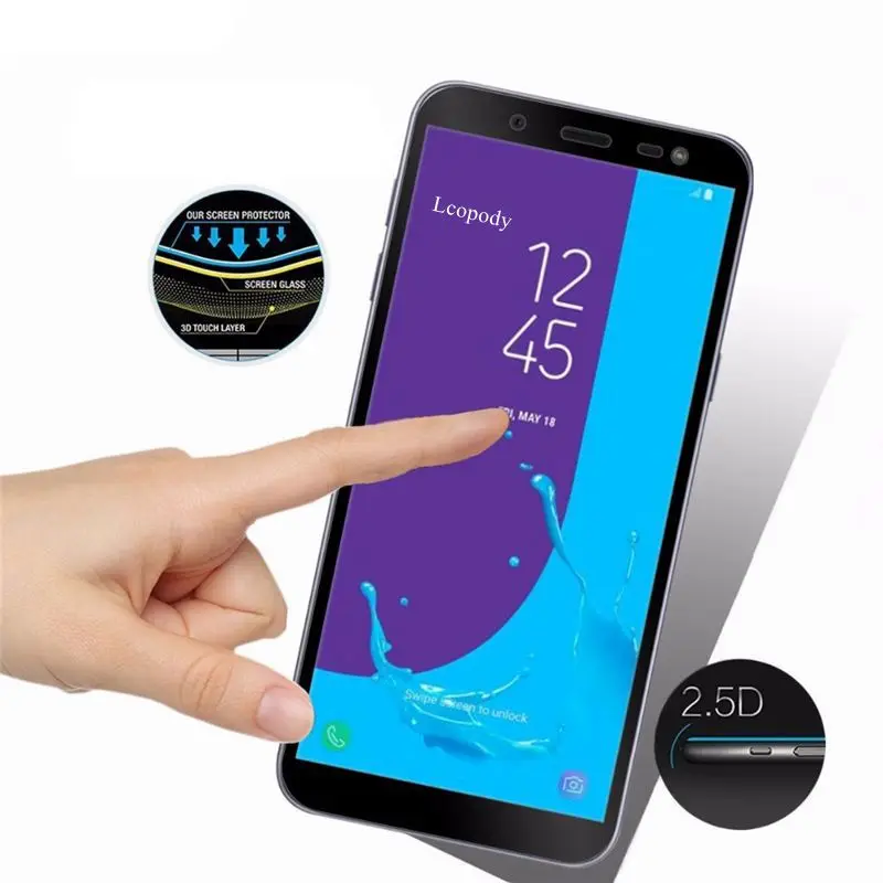 1PCS-Tempered-Glass-For-Samsung-Galaxy-J6-2018-Screen-Protector-J600G-Full-Cover-for-Samsung-J6