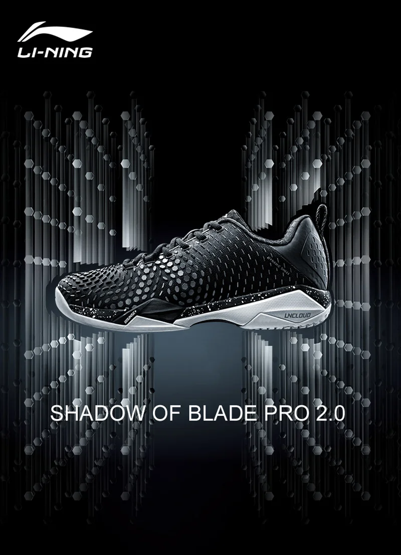 Li-Ning/мужские кроссовки SHADOW OF BLADE PRO 2,0 для бадминтона, спортивная обувь с динамической оболочкой и подкладкой, кроссовки AYAN013 XYY090