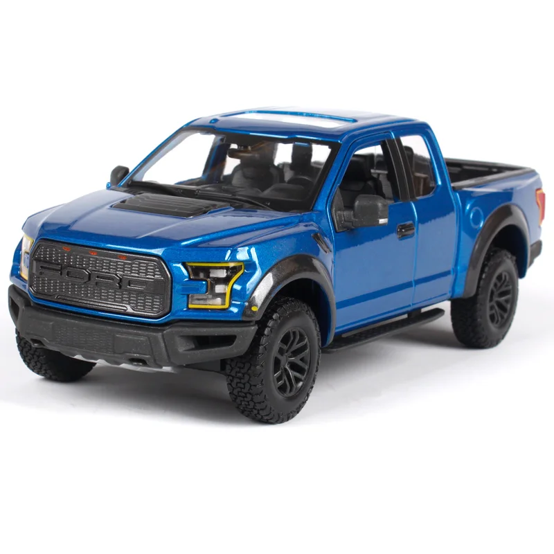 Us 402 21 Offmaisto 124 2017 White Blue Silver F 150 Partor Pick Up Truck Model For Ford Big Emulation Pick Up Car Diecast For Ford 31266 In