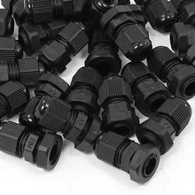 Промо-акция! 30 шт. PG07 3 мм до 6,5 мм Диаметр Кабельные сальники пластиковые крепежи