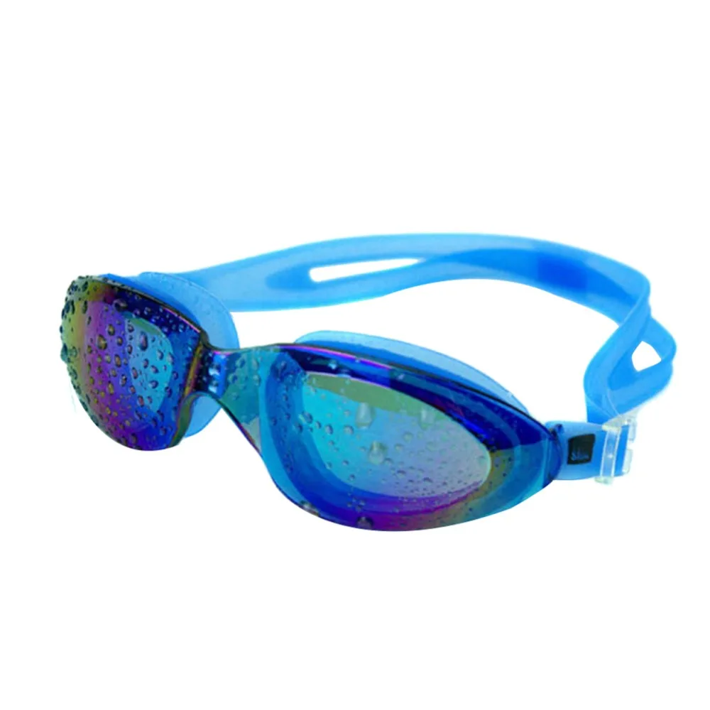 Водонепроницаемый для взрослых Анти-туман очки для плавания UV регулируемая полоса очки