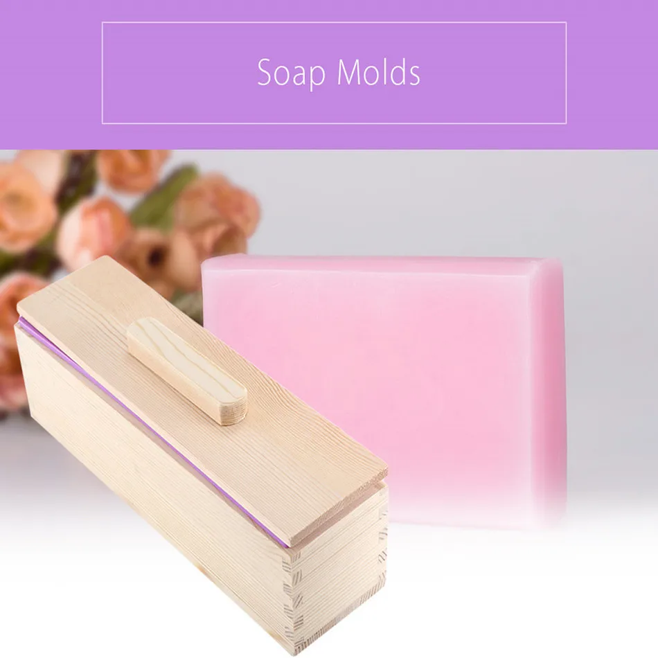 High Quality Non Toxic 900g And 1200g Rectangular Solid DIY Handmade Silicone Liner Soap Crafts Mold