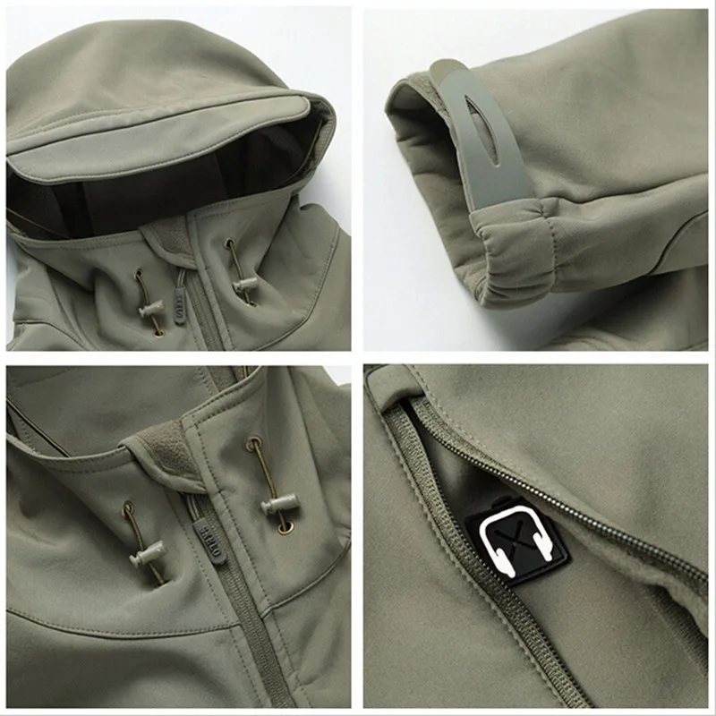 Lurker Shark Skin Soft Shell V4 Военная тактическая куртка мужская водонепроницаемая