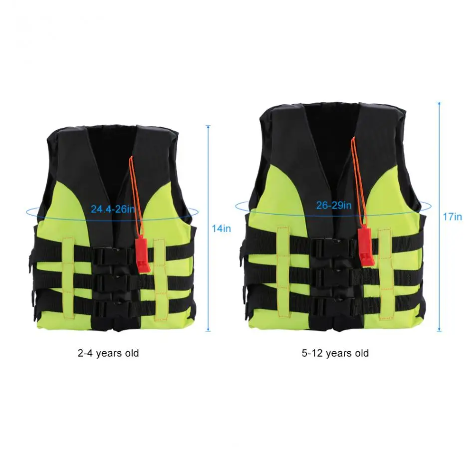 Child Life Vest Aid Jacket Whistle Swimming Life Jacket For Drifting Boating Survival Fishing Safety Jacket Water Sport Wear