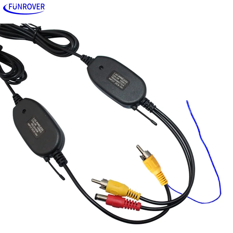 Free Shipping 2 4G WIRELESS Module adapter with transmitter receiver for Car Reverse RearView backup Camera