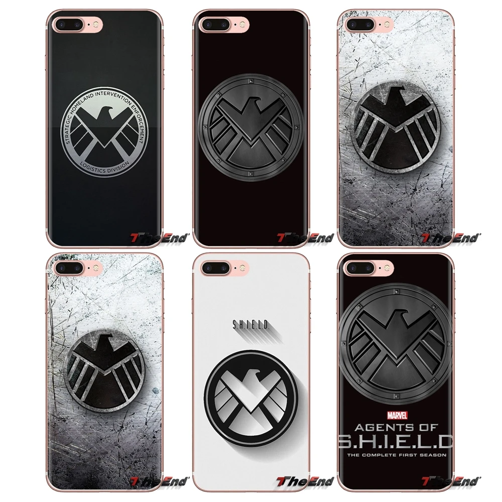 Agents of S.H.I.E.L.D shield For Xiaomi Mi4 Mi5 Mi5S Mi6 Mi A1 A2 5X 6X 8 9 Lite SE Pro Max Mix 2 3 2S Transparent Soft Cover |