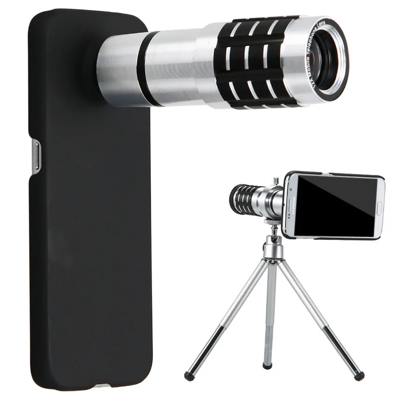 ZEALLION 12X Optical Zoom Telescope Camera Lens + Case + Mini Tripod For Samsung S3 S4 S5 S6