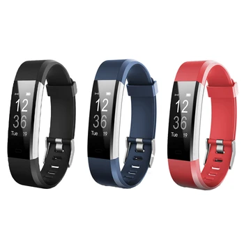 

Smart Bracelet ID115Plus Fitness Tracker Step Counter Activity Monitor Band Alarm Clock Vibration Wristband for iphone Android