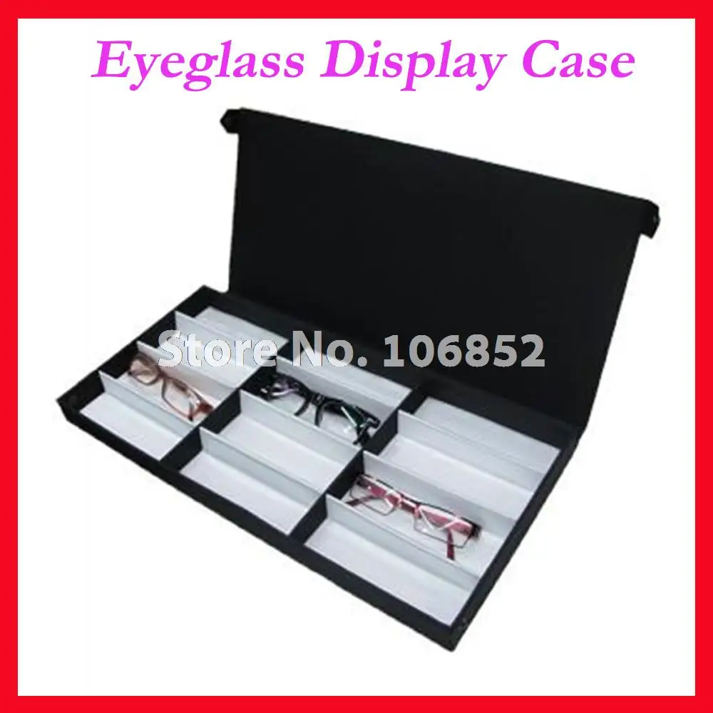 12A Eyeglass Eyewear Optical Frames Reading Glasses Display Case Box Sample Tray Hold 12pcs of