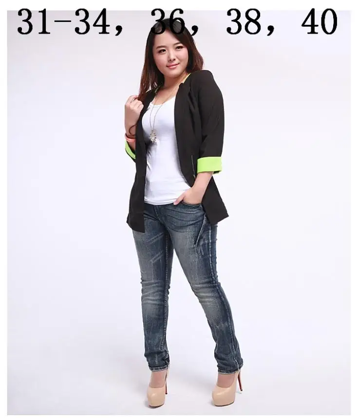 Plus Size 31 36 38 40 Waist 38 Inch Woman Pants 2014 Fashion Spring 