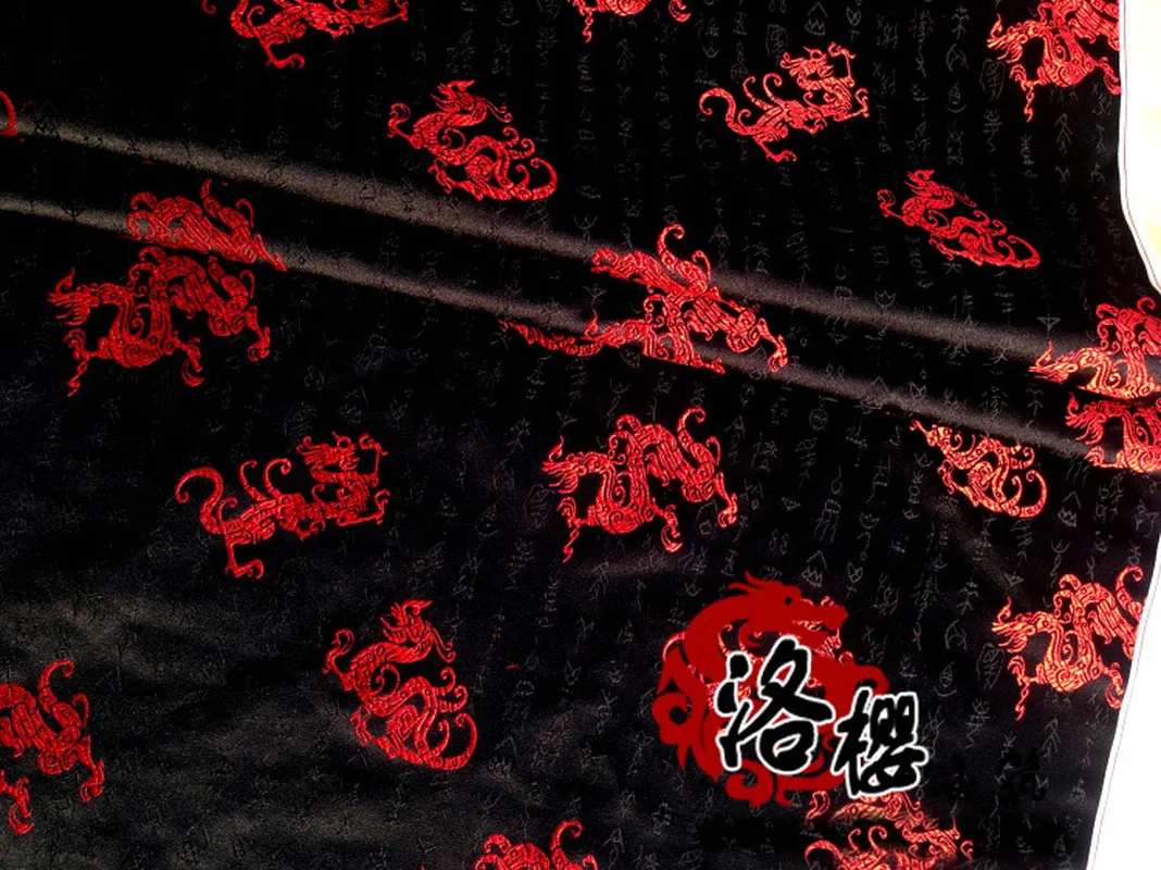 Тканые Дамаск hanfu торжественное платье под старину кимоно Подушка advanced cos одежда парча Добби ткань китайский дракон