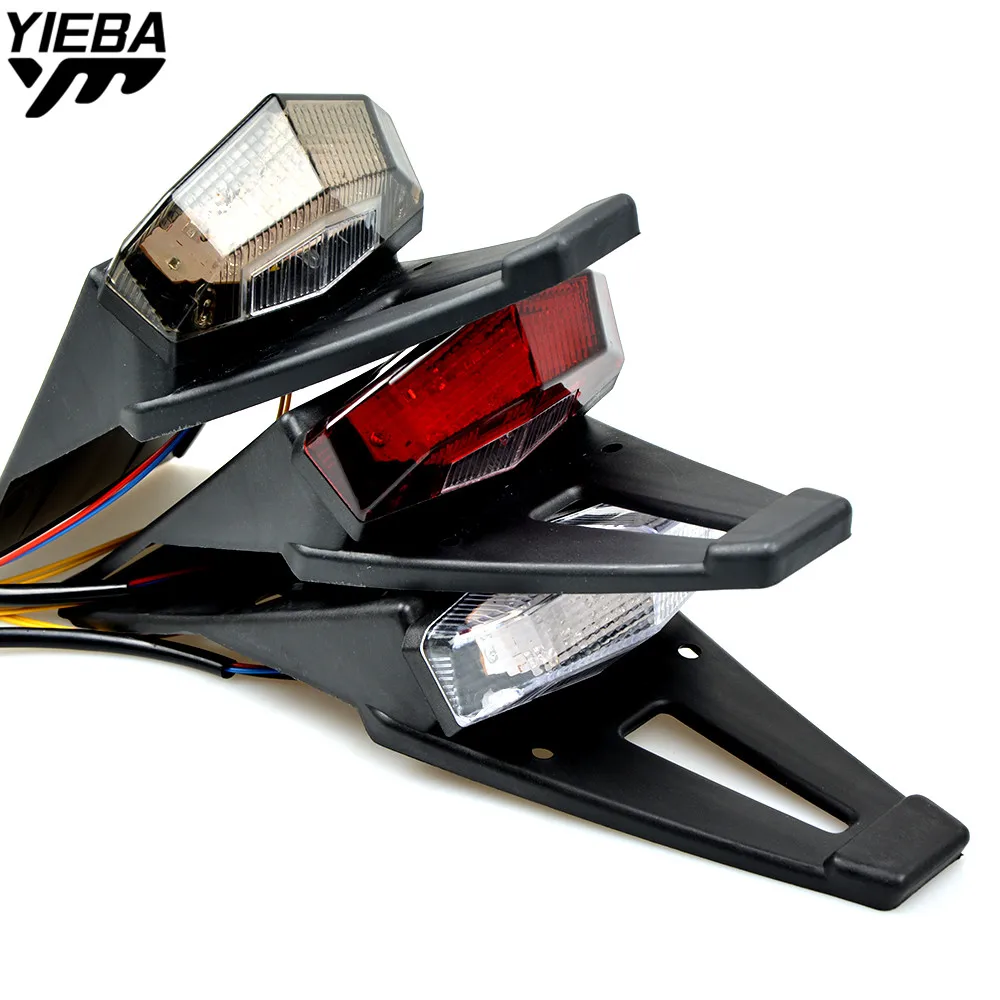 For KTM XR250 XR400 XR650 WR250F WR450F CRF250X CRF450X CRF Motorcycle Bike Rear Fender Taillight LED Motorcycle Accessories