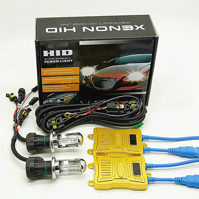 Ксенон H4 9004 9007 HID 55 Вт Цифровой балласт Hid ксеноновая лампа Биксеноновая Высокий