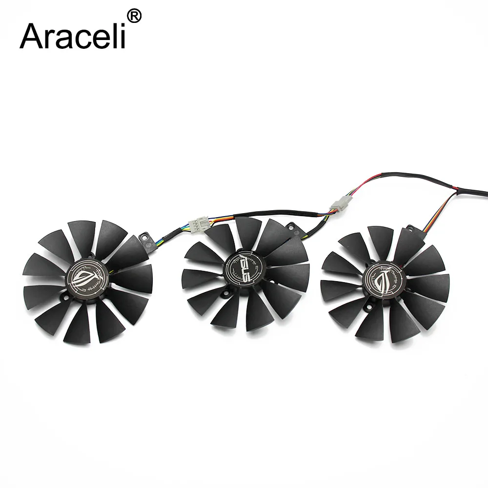 

T129215SH DC12V 0.30AMP T129215SL DC12V 0.20AMP Graphics Card Cooling Fan 87mm for ASUS ROG STRIX RTX 2070 O8G GAMING