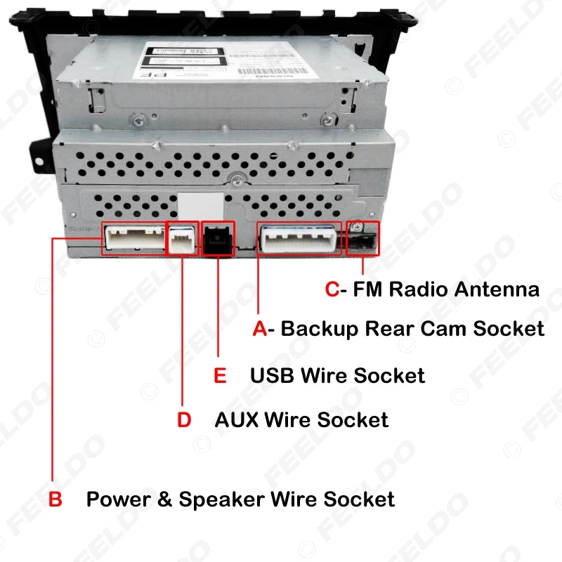 Автомобильная аудиосистема FEELDO 5 дюймов адаптер проводки для Nissan/Teana/X Trail/Qashqai OEM CD