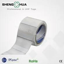 1000 шт/рулон Пассивные RFID бумажные бирки логистического оборудования управления этикетки
