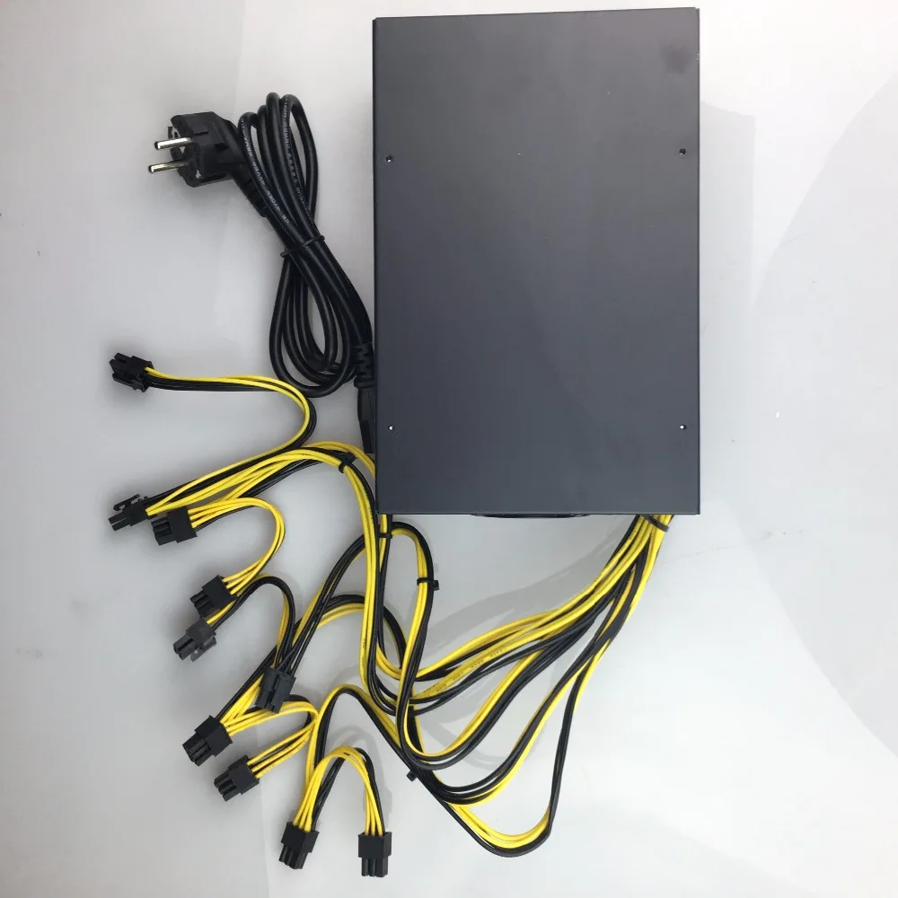 Livre o Navio Placa de Mineração a6 a7 s9 l3 Btc Máquina Mineiro Servidor Fonte Alimentação 1800 w Psu Ant s7 - Imagem 2