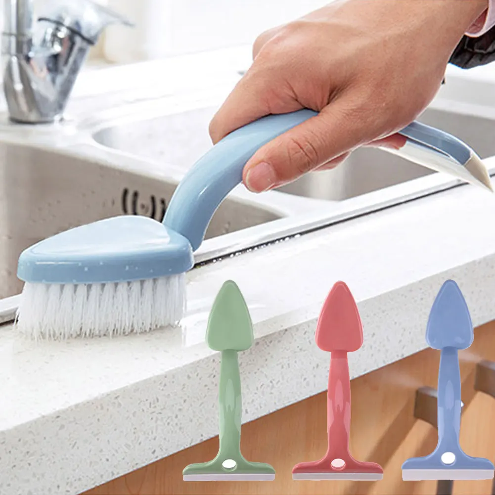 2 in 1 Double House Cleaner Washing Wall Brush With hand Home Windows