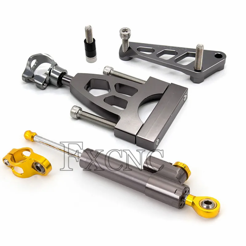 

Motorcycle Stabilizer Steering Damper Mounting Kit Bracket Support Safety Control For Honda CB400 VTEC CB 400 1999-2010