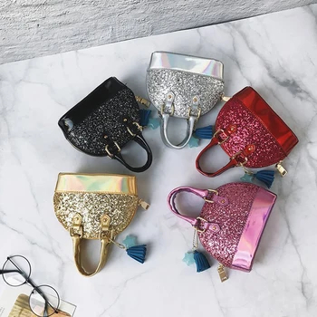

Trend Womens Cute Handbag Shoulder Bag Mini Messenger Bag Sweet Simple Style Money Phone Travel Bag Sequin Shell Bag