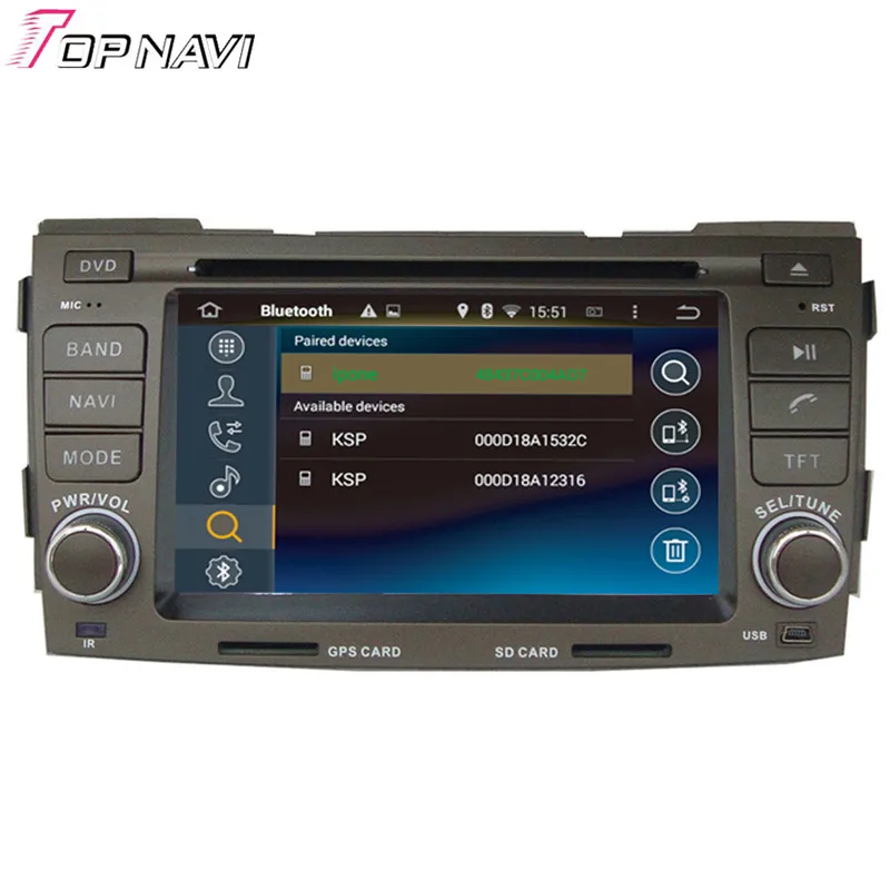 Topnavi 6 2 ''Octa Core 4 ГБ Android 0 Автомобильный видеоплеер Авто аудио DVD ПК для HYUNDAI SONATA