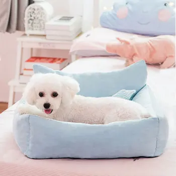 

Detachable Kennel Winter Warm Teddy Bed Small Dog Medium Dog Puppy Dog Cat House Winter Pet Supplies