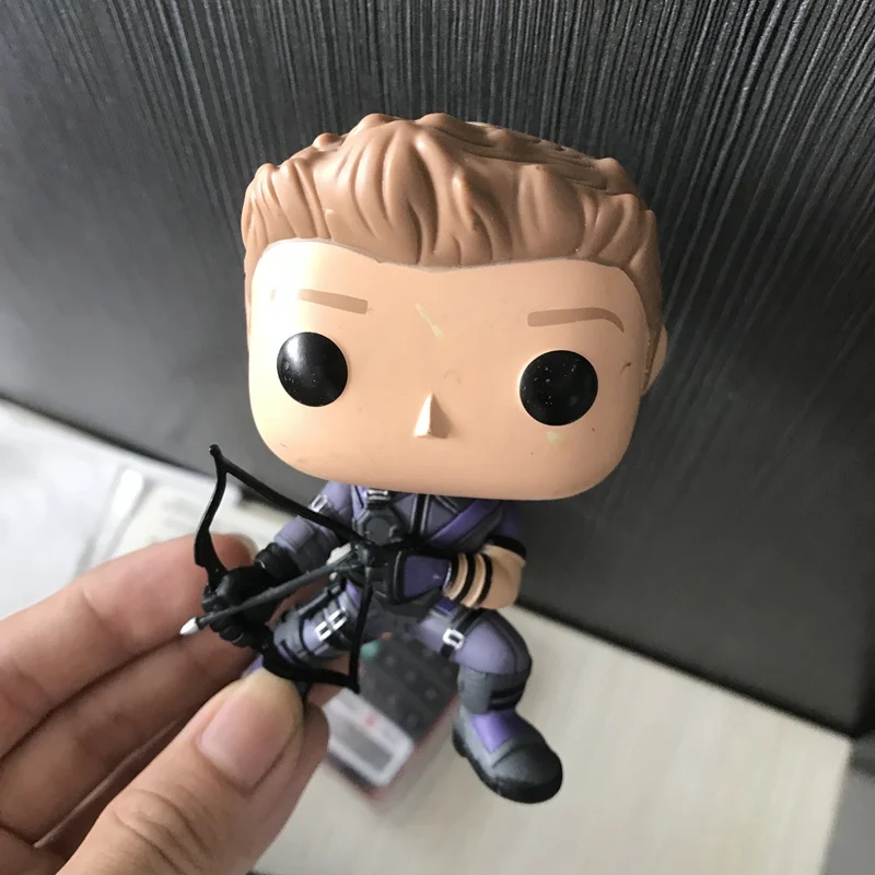 Original Funko POP Secondhand Marvel Hawkeye SuperHeros Vinyl Action font b Figure b font Collectible Model