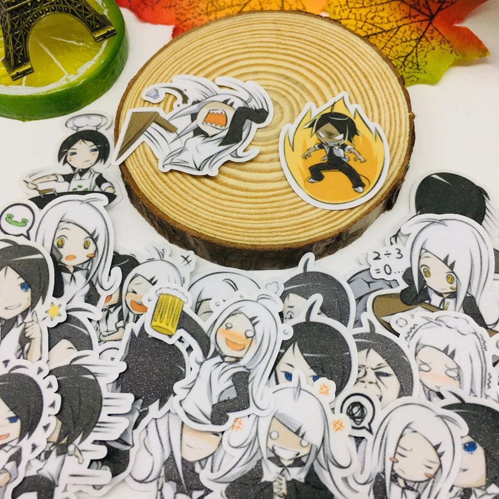 

40 Pcs/lot Anime fashion girl Scrapbooking Stickers Car Case Waterproof Laptop Bicycle Notebook Backpack waterproof Sticker