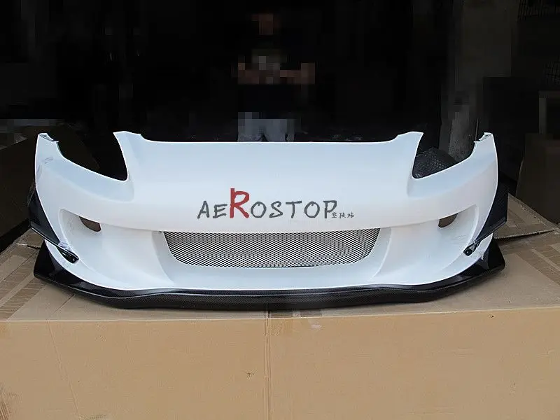 S2000 ASM STYLE FRONT BUMPER LIP CARBON FIBERin Body Kits from