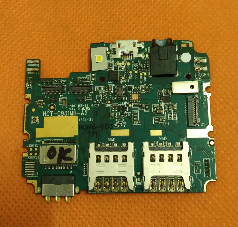 

Used Original mainboard 1G RAM+8G ROM Motherboard for Doogee X5 5" HD 1280x720 MTK6580 Quad Core Free shipping